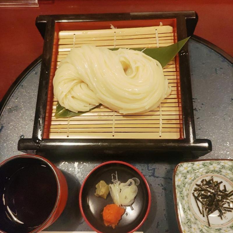 稲庭ざるうどん(稲庭本舗明治佐助商店)