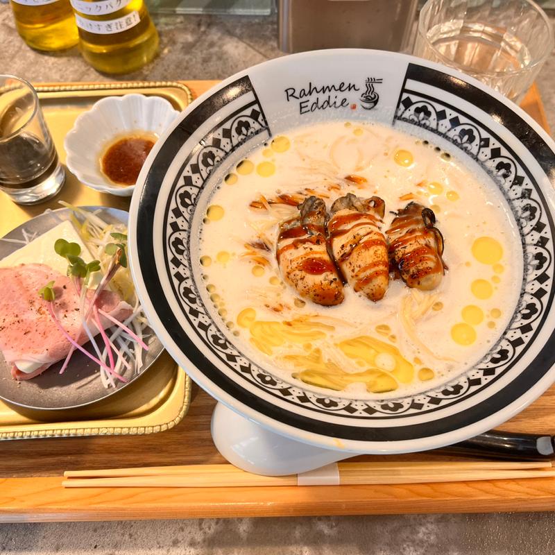 フレンチヌードル クレマオイスター＆リゾットお結び(Rahmen Eddie)