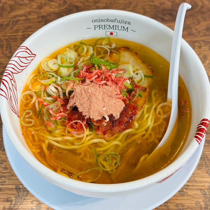 海老塩ラーメン(鬼そば 藤谷)