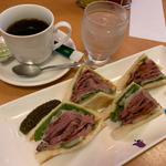 ローストビーフサンド&コーヒー