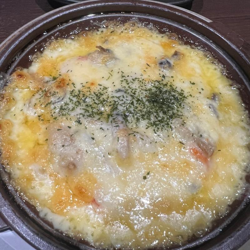 海老と帆立のチーズ焼き(江戸前寿司ちかなり)