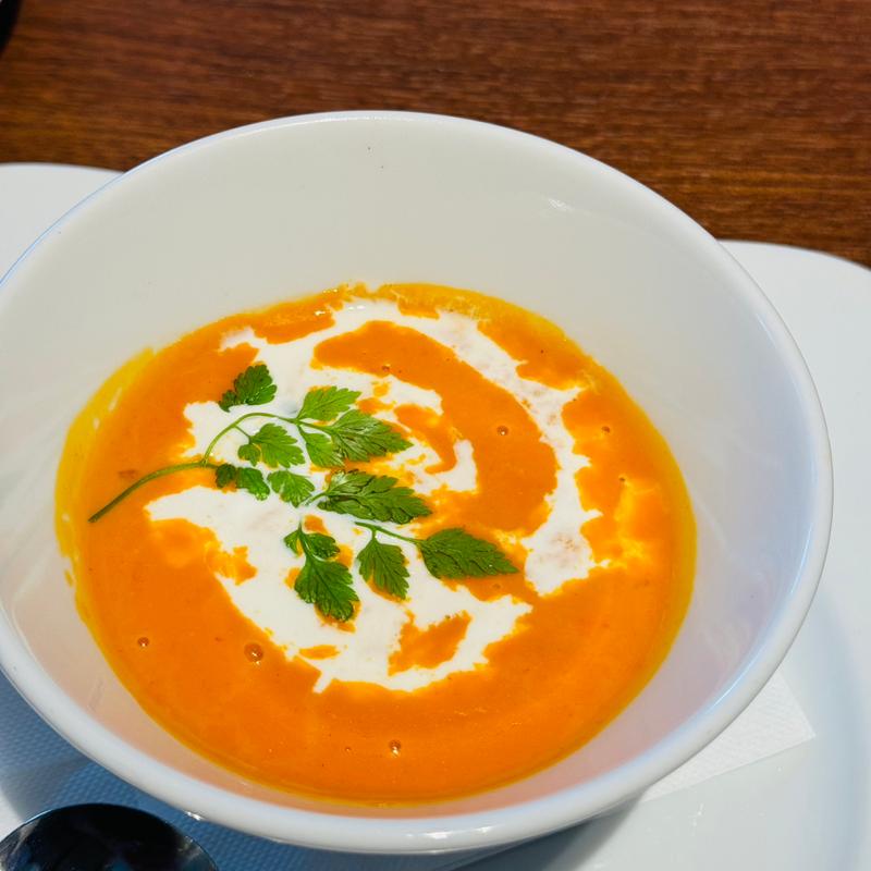 オマールエビのビスク(むさしの森珈琲 千葉駅前店)