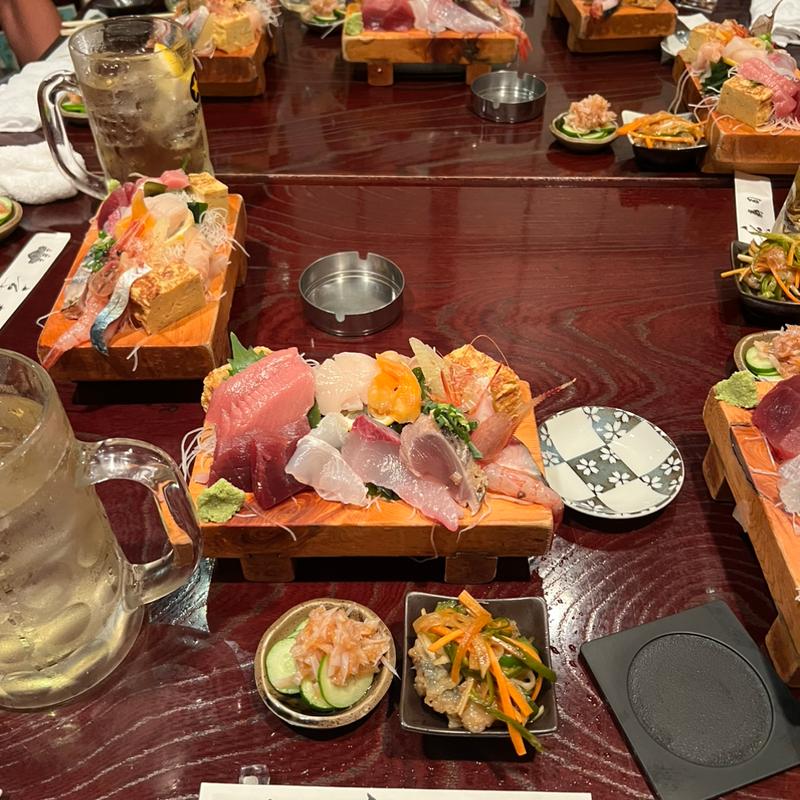 刺身盛合せ　お通し(京寿し )