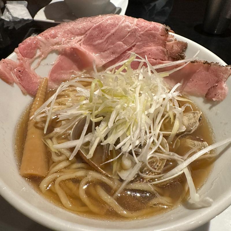 あさりラーメン(くそオヤジ最後のひとふり 三宮店)