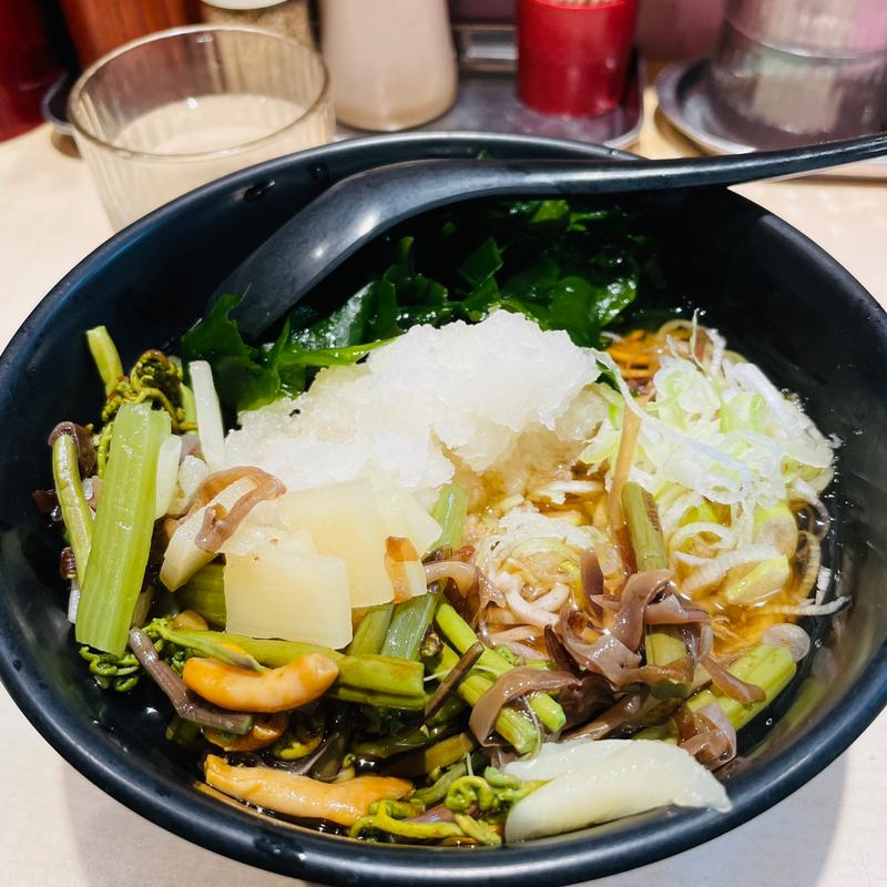 山菜おろしそば(駅そば 濱そば 戸塚)