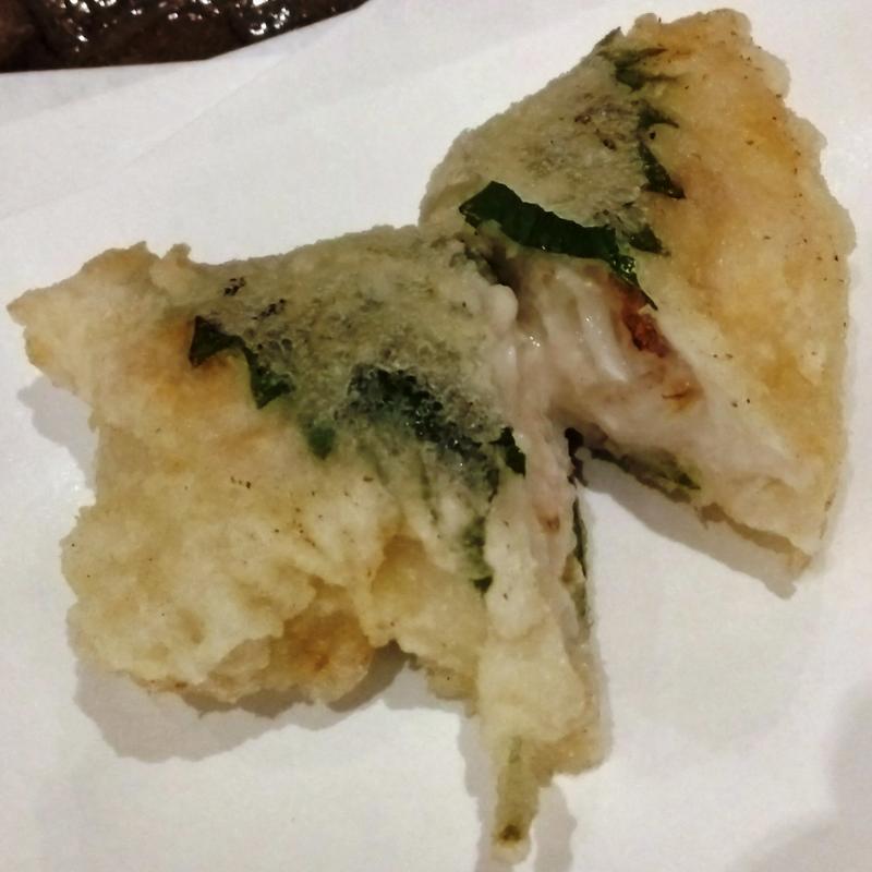 ずわい蟹の芋しんじょう(酒肆 あま乃)