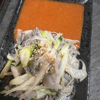 センマイ刺し(炭火焼肉 十一 駒沢店)