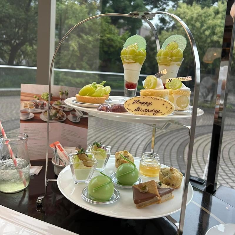 シャインマスカットアフタヌーンティー(東京マリオットホテル )