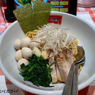 家系とんこつ醤油まぜスパ(スパゲッティーのパンチョ 博多バスターミナル店)