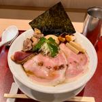 味玉紀州鴨そば(燃えよ麺助)