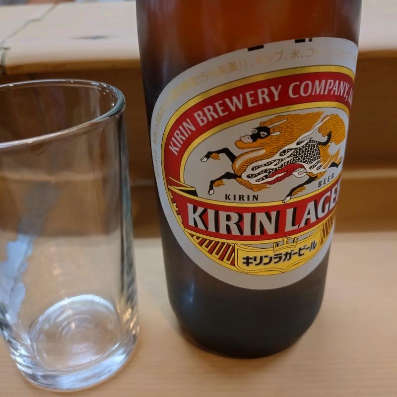 瓶ビール(丸八とんかつ店)