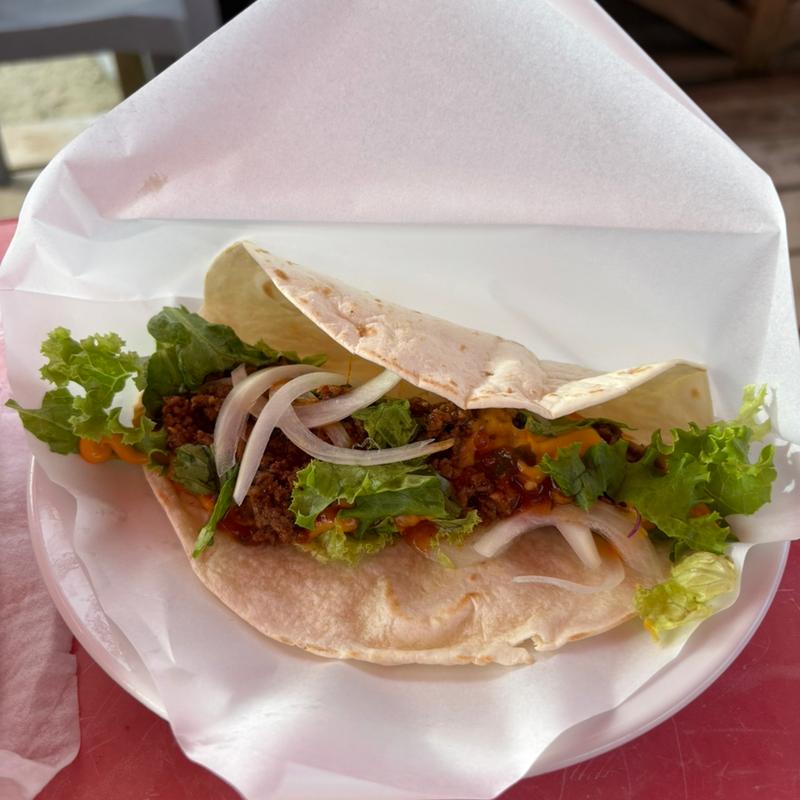 タコス(与那国島Cafe&Bar むんぶてらす 空港前 | 日本最西端のカフェ&バー)