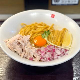 月見鶏油和えそば(中華そば高野 横浜ベイサイド店)