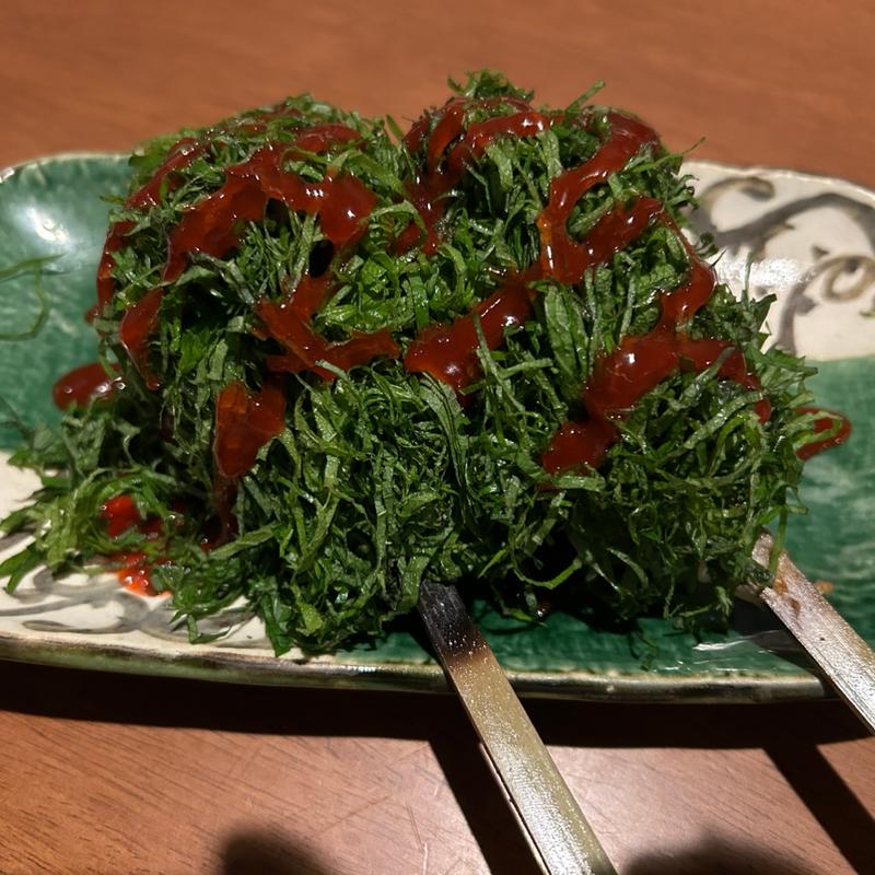 つくね　梅しそ(串Bar OHANA)