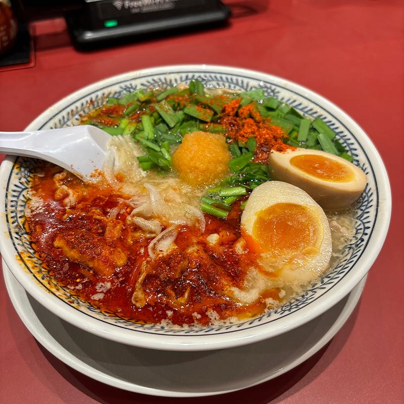 辛肉そば(丸源ラーメン モラージュ菖蒲店)