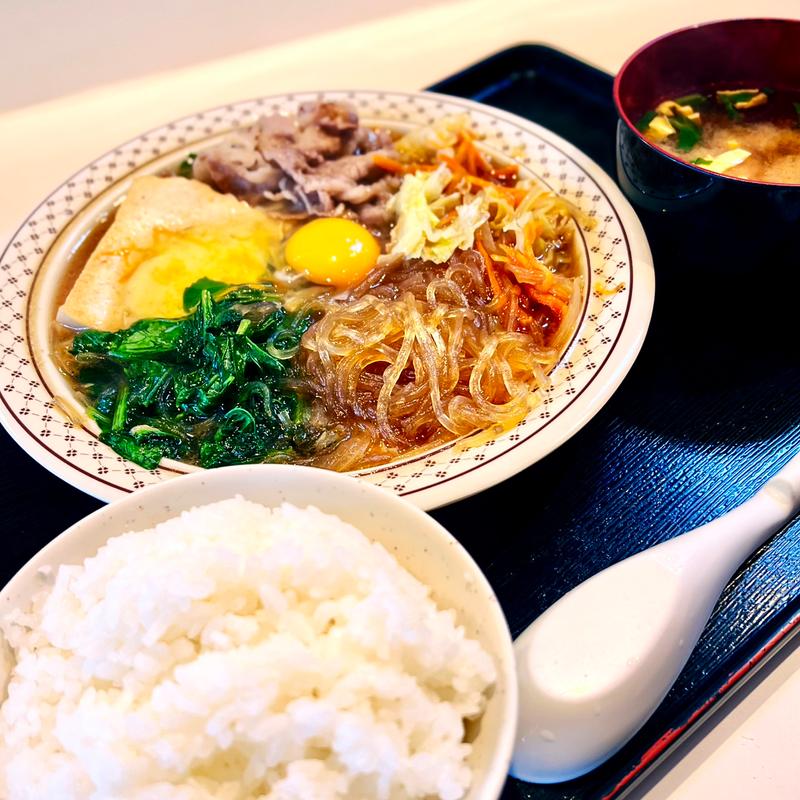 すきやき定食(お食事処みかど)