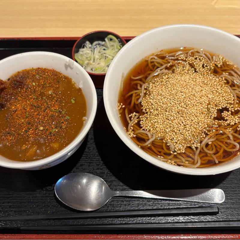 そばカレーセット(いろり庵きらく 府中本町店)