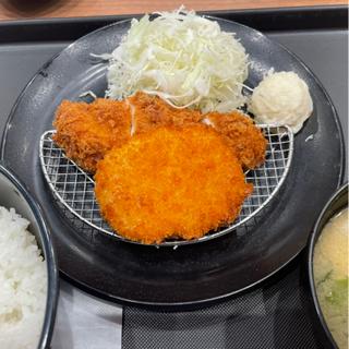 得朝ロースかつ定食(松のや 仙台中央店)