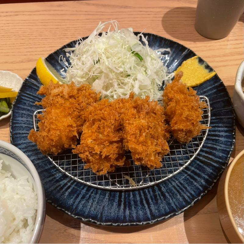 ヘタカツ定食(トンカツ ツキウマ 武蔵小杉店)