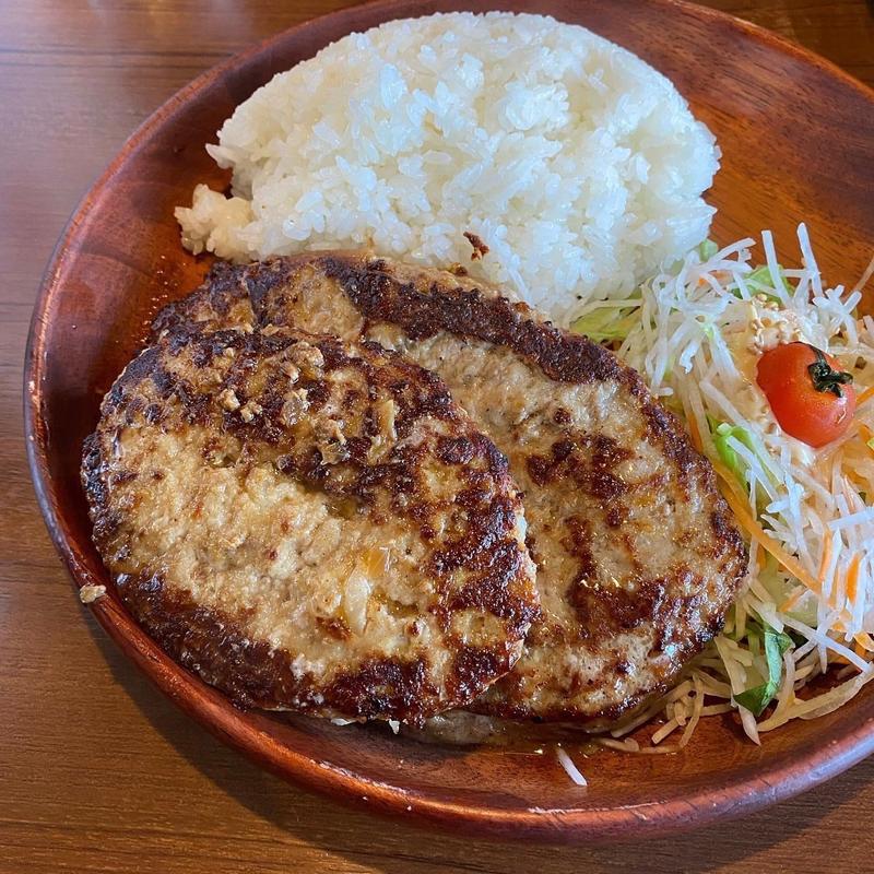 Wハンバーグディッシュ(びっくりドンキー 梅田東店)