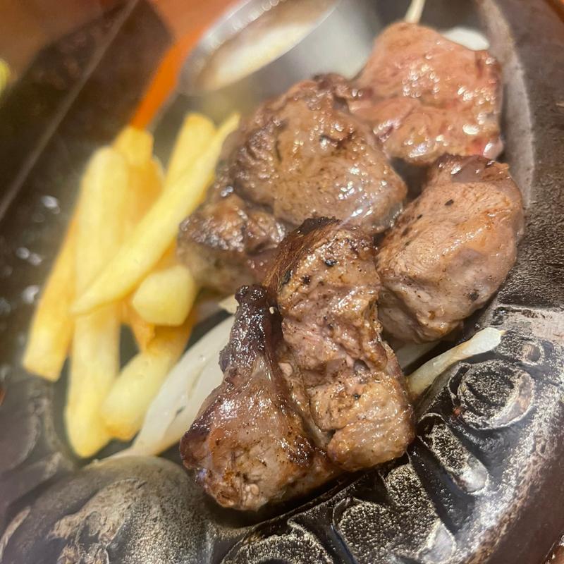 "柔らか"ヒレサイコロステーキ120g(トマト＆オニオン 那覇安岡店 )