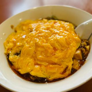 オム麻婆丼