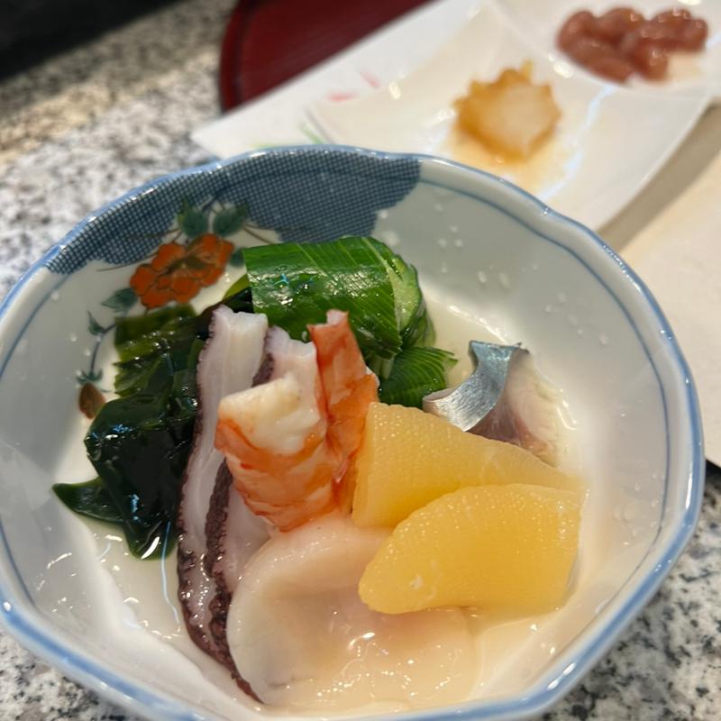 酢の物盛り合わせ(大黒鮨)