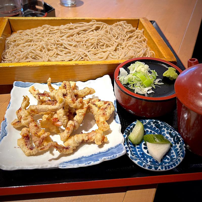 いか下足天板そば(風笑り家 )