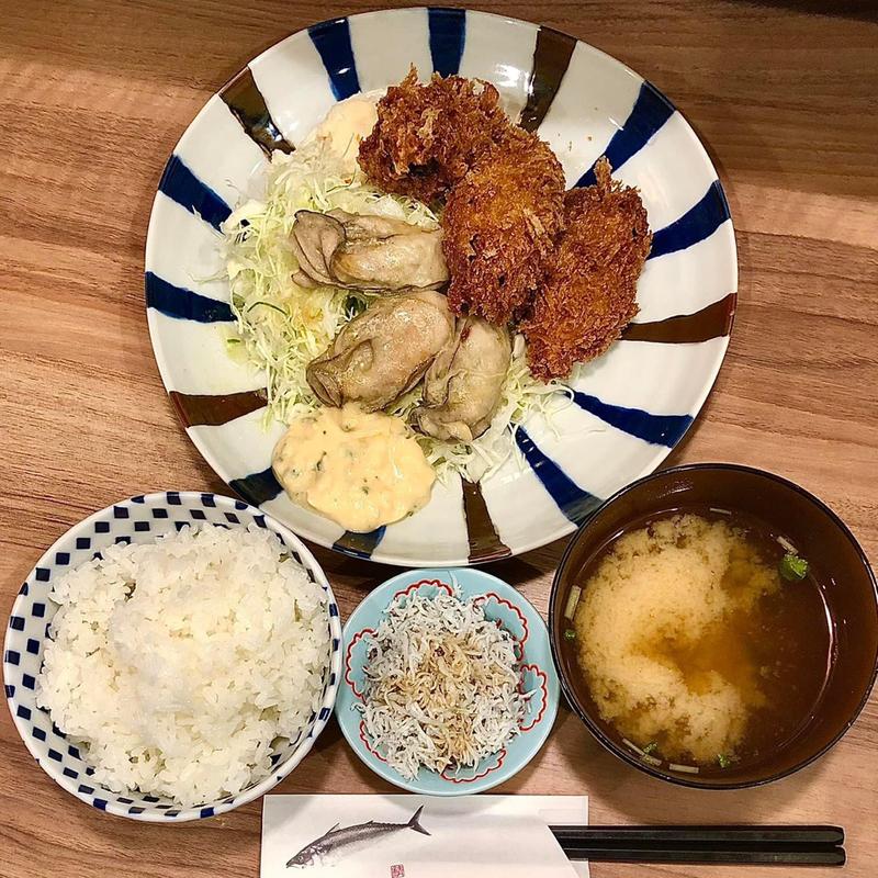 カキミックス定食(小田保)