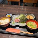 ねぎとろ定食