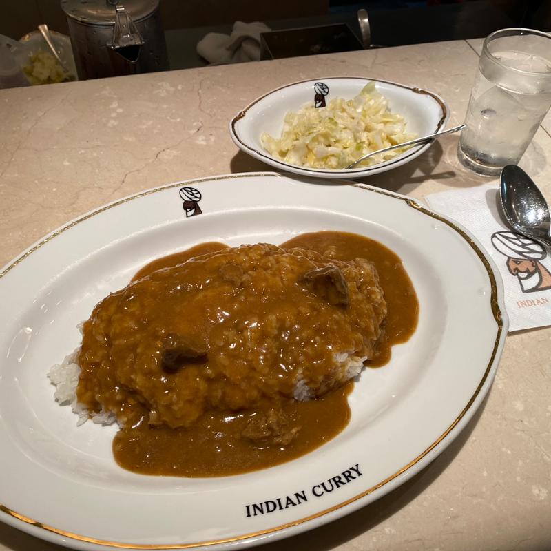 インディアンカレー　ピクルス大盛り(インデアンカレー 阪急三番街店 （INDIAN CURRY）)