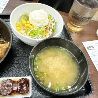 ポテトサラダ みそ汁セット(吉野家 中目黒駅前店 )