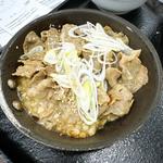 ネギ塩牛カルビ皿