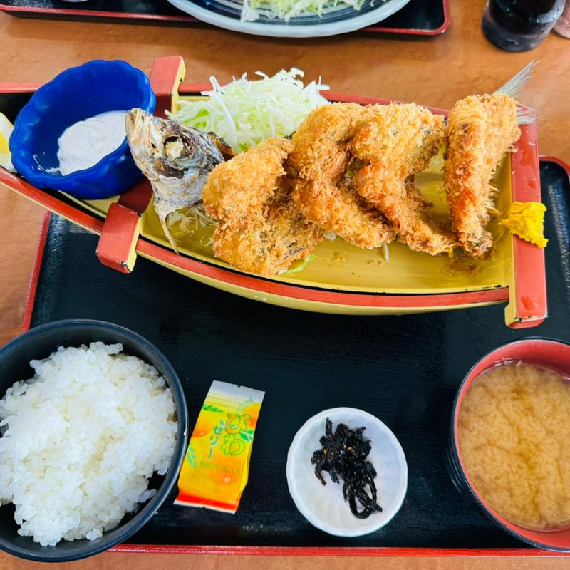 大アジフライ(漁師料理 かなや )