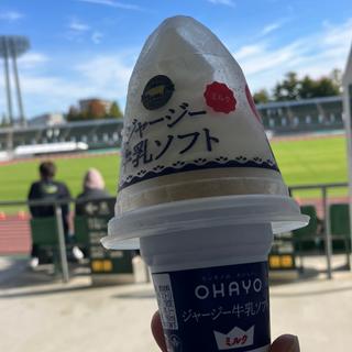 ジャージー牛乳ソフト(オハヨー乳業(株) 本社)