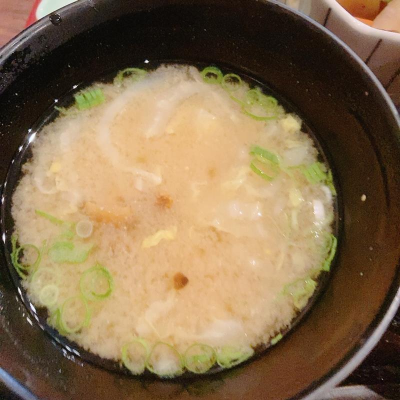 味噌汁（寿司天ぷら御膳）(広島 和食 獏-BAKU-)