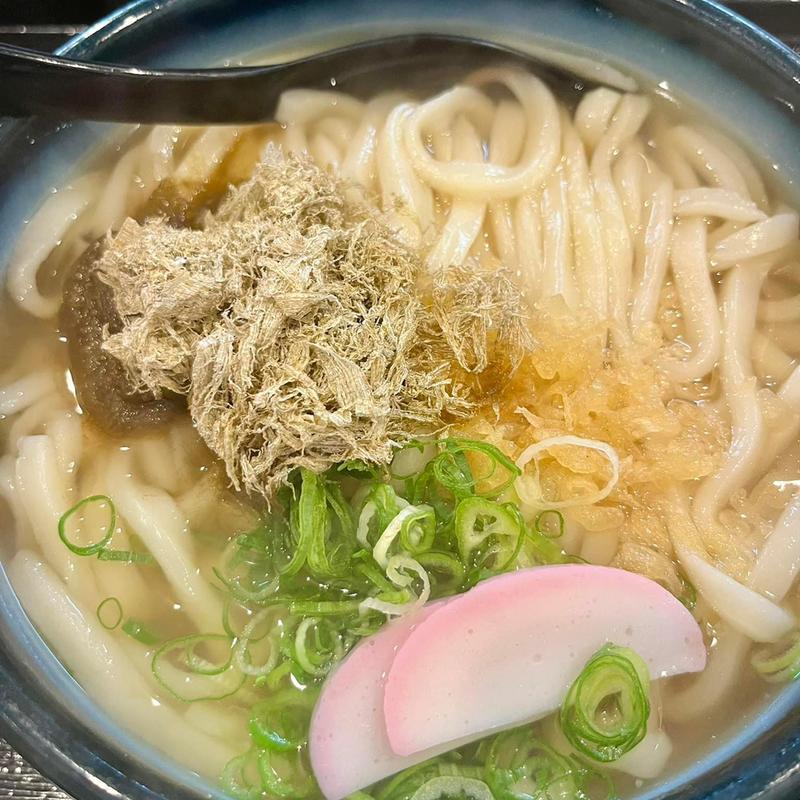 かけうどん 1.5盛り とろろ昆布(うどん そわか)