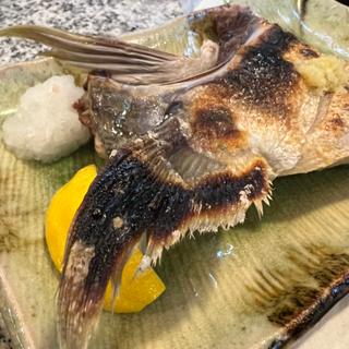 ブリカマの塩焼き(大黒鮨)