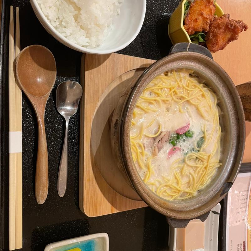 鍋焼きラーメン(TOSA DINING おきゃく)