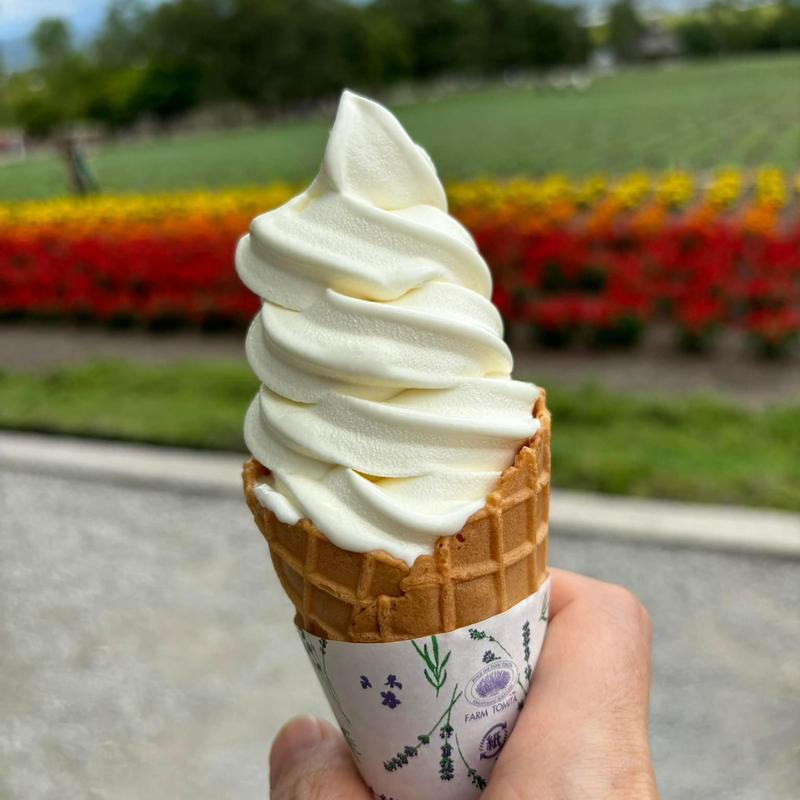 ソフトクリーム(ファーム富田 ラベンダーイースト)