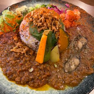 2種のあいがけカレー(Spice curry TRIGGER)