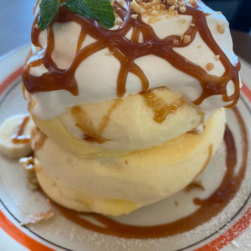 塩キャラメルパンケーキ(トタンコットンカフェ)