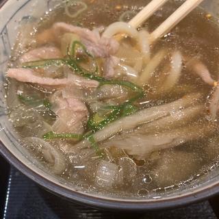 鴨汁うどん(細打うどん 竹や 御茶ノ水本店)