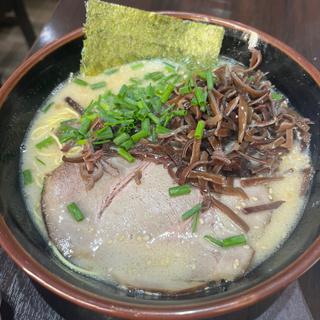 博多キクラゲラーメン(長浜や 新板橋店)