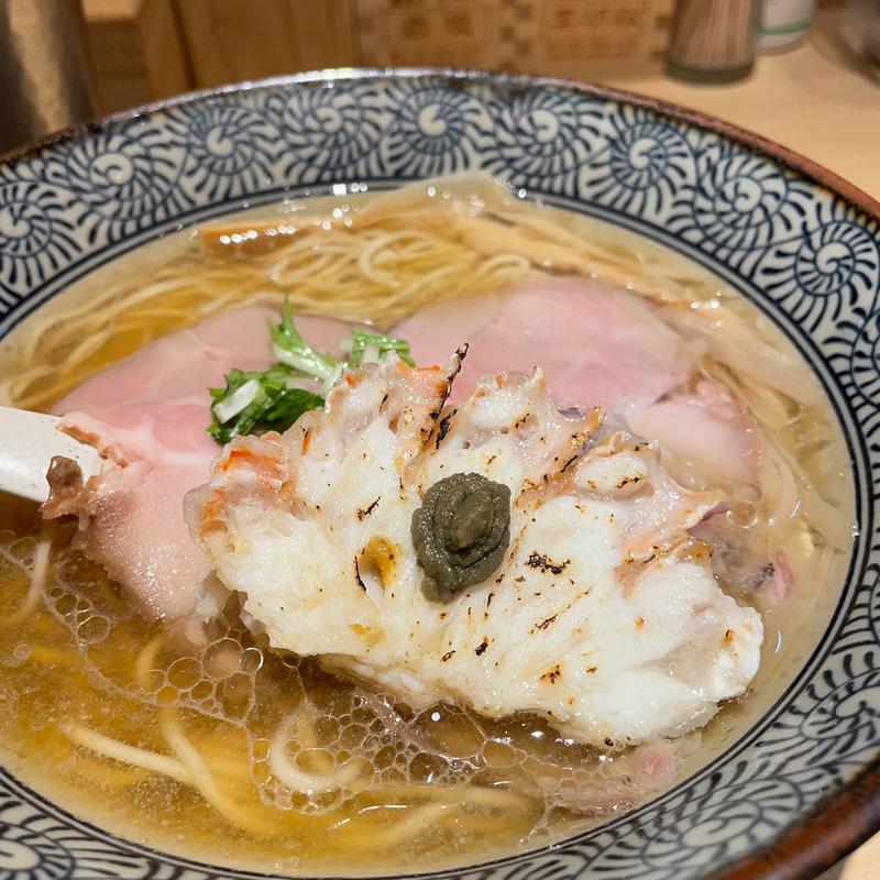 ずわい蟹 中華そば(地鶏と蟹 中華そば 礎 本厚木)