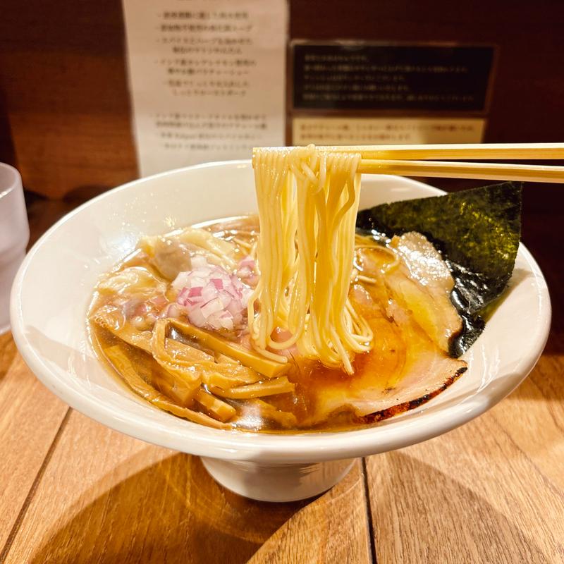 強煮干し鶏醤油(麺楽 軽波氏)