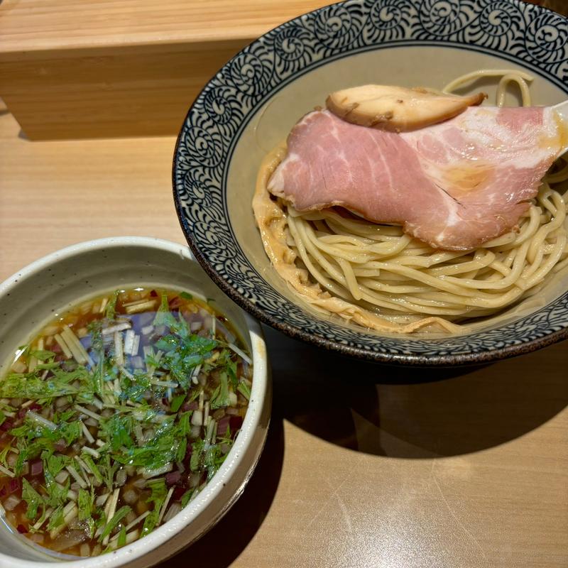味玉つけめん(地鶏と金目鯛の中華そば鶯)
