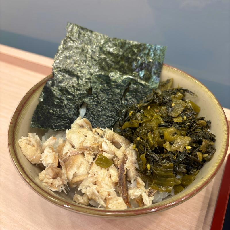 ミニ焼鯖ごはん(ゆで太郎 新宿ワシントンホテル店)