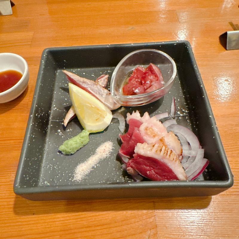 河内鴨のフルコース　タタキ3種盛り(foujita)