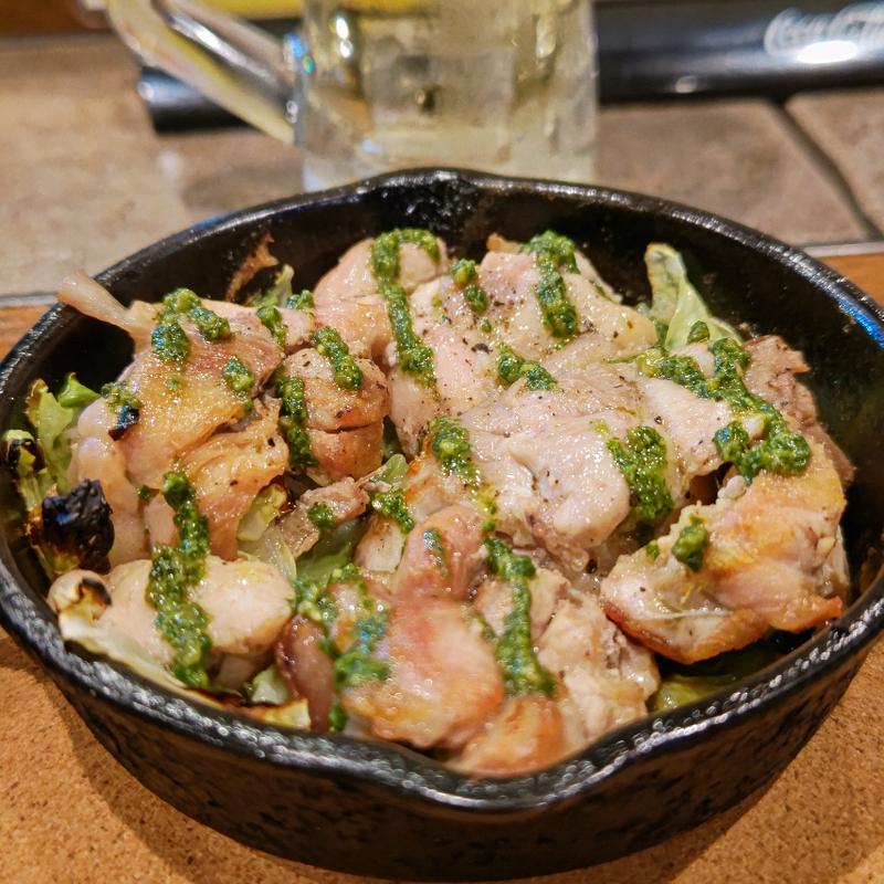 焼鳥 自家製バジルソース(野毛 なおじ)